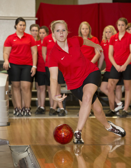 Freshman bowler Mary Wells is the seventh Central bowler to make Junior team USA. (Photo courtesy of UCM Media Relations)