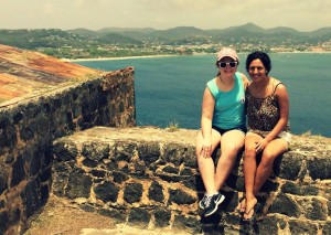 PHOTO SUBMITTED BY MIRANDA MAHER Miranda Maher, left, and Andrea Lopez visited St. Lucia on a global service trip through UCM during the summer 2015.